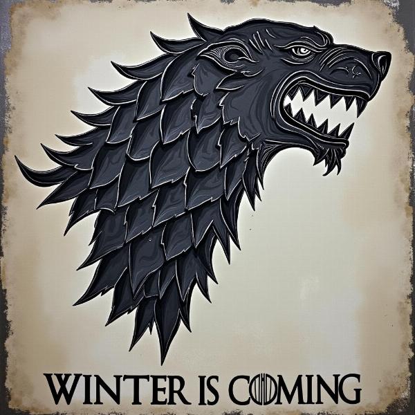 The Stark Family Motto: Winter is Coming