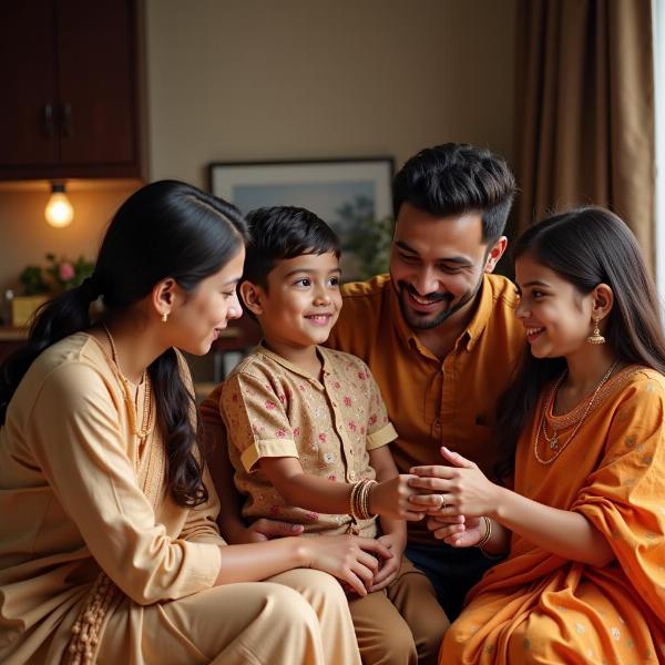 Hindi Family Scene