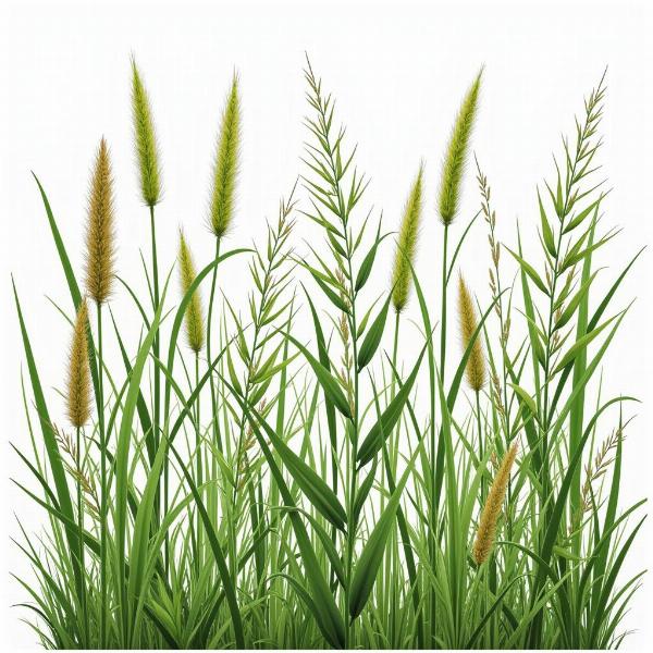 Study of Different Grass Species