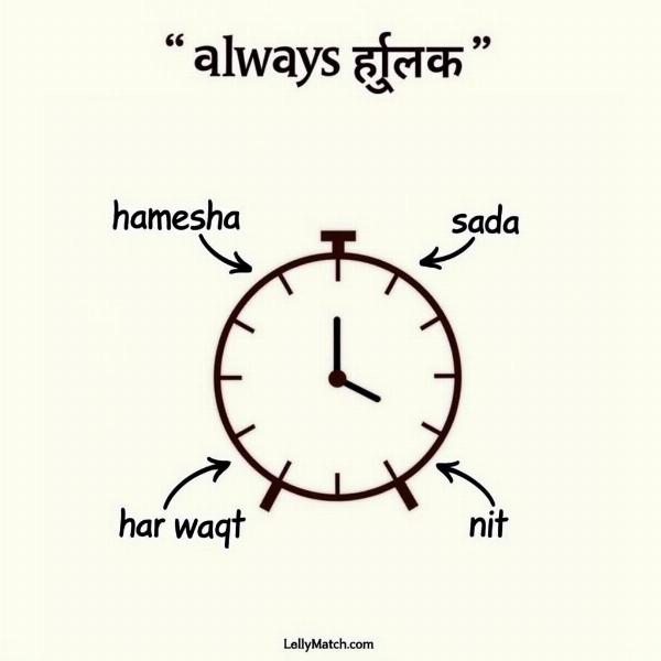 Synonyms for Always in Hindi