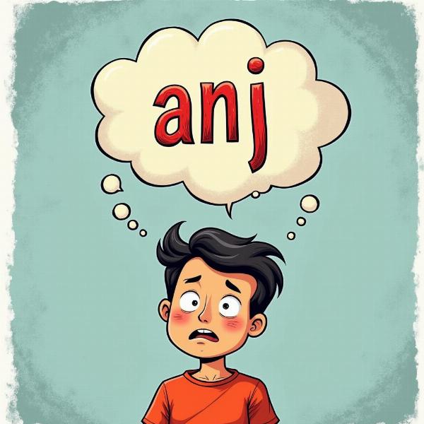 Understanding the meaning of 'anj' in Hindi