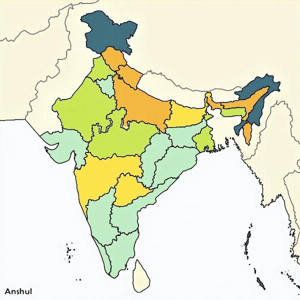 Popularity of Anshul in India