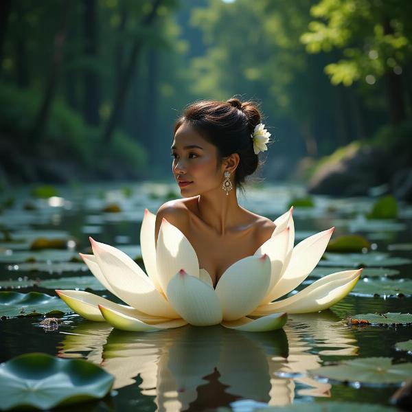 Apsara Emerging from Water