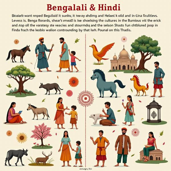 Bengali and Hindi Cultural Exchange