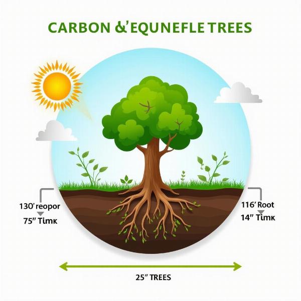 Carbon Sequestration by Trees