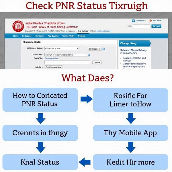 Checking PNR Status Online