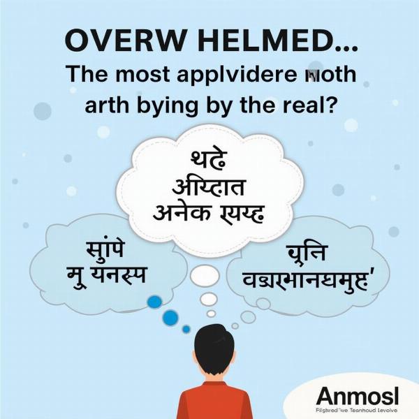 Choosing the Correct Hindi Word for Overwhelmed