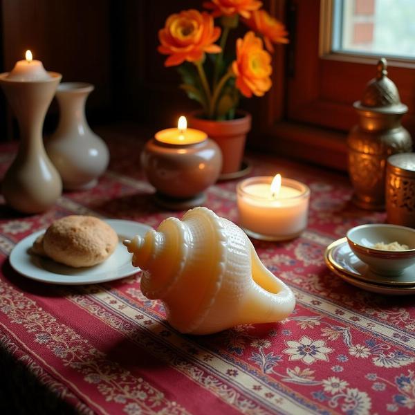 Conch in Home Altar