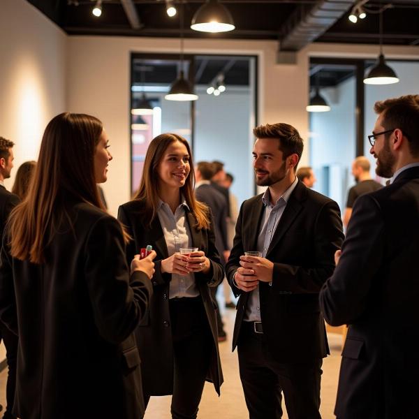 Networking Event at a Coworking Space