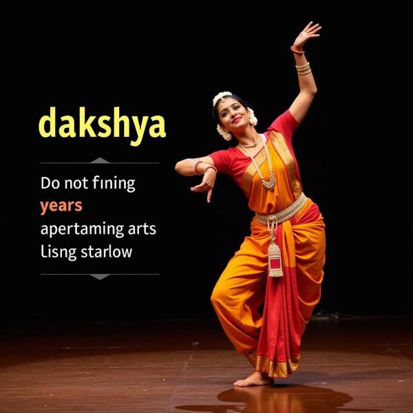 A dancer performing Bharatanatyam