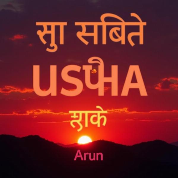 Hindi words for dawn: Prabhat, Usha, Arun