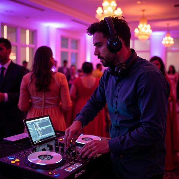 DJ Performing at Indian Wedding