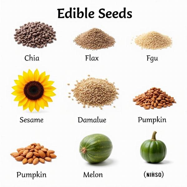 Variety of Edible Seeds