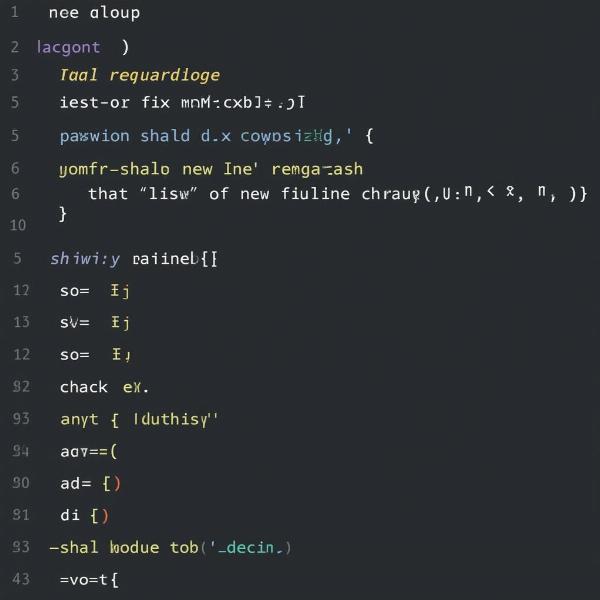 Escape sequence in coding