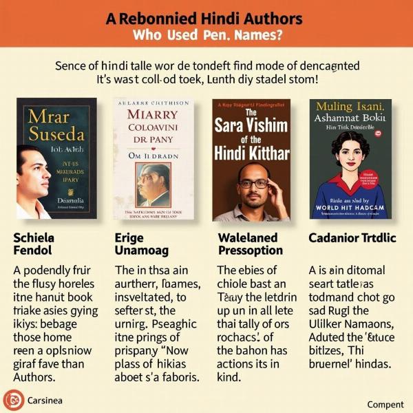 Famous Hindi Pen Names