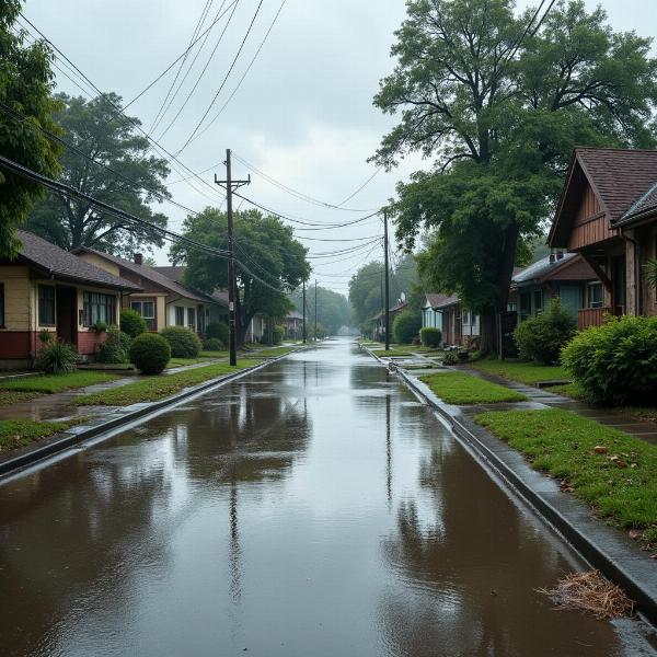 Flooding Due to Torrential Rain