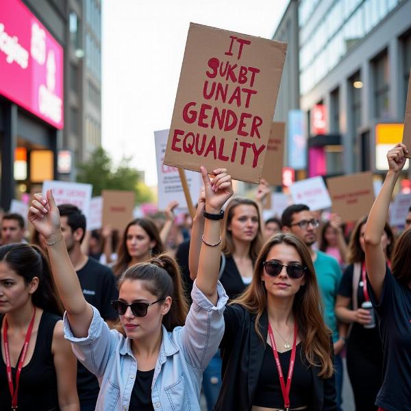 Gender Equality Protest