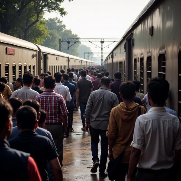 Traveling to Mumbai by Train