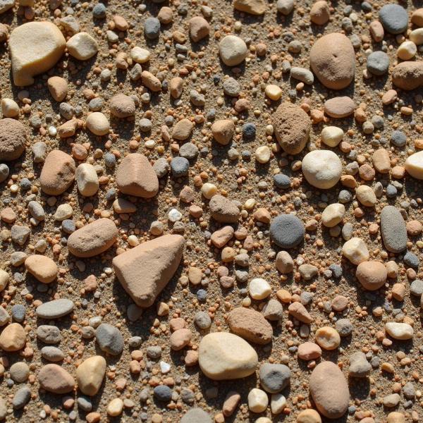 Close-up of Gravel Soil