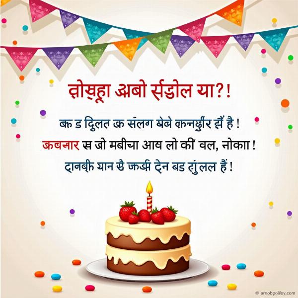 Happy Birthday From Me Meaning in Hindi