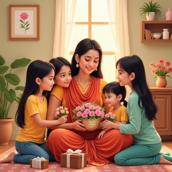 Happy Mother's Day celebration in India