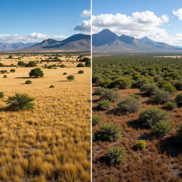 Highveld and Lowveld Comparison