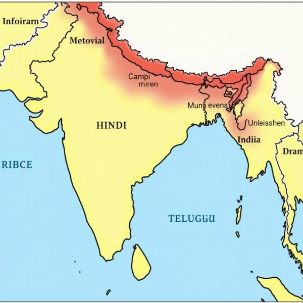 Hindi and Telugu Language Family Differences