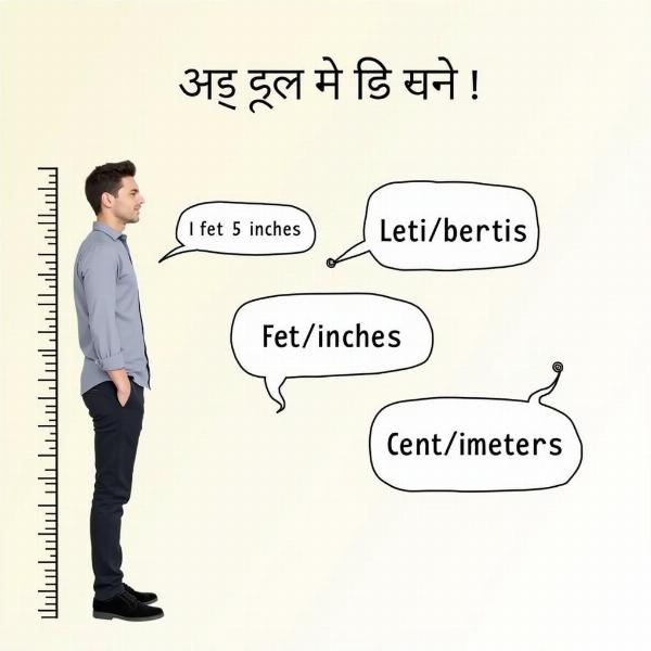 Answering About Height in Hindi