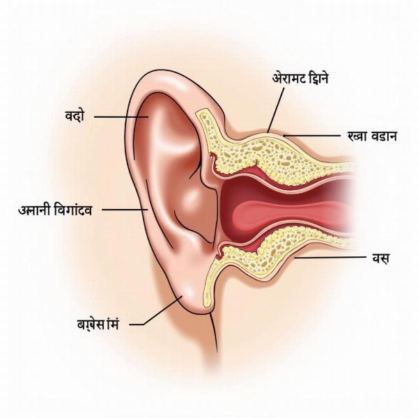 Diagram of the Human Ear Canal