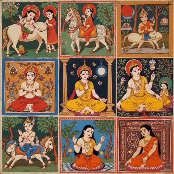 Colour Palettes in Indian Art