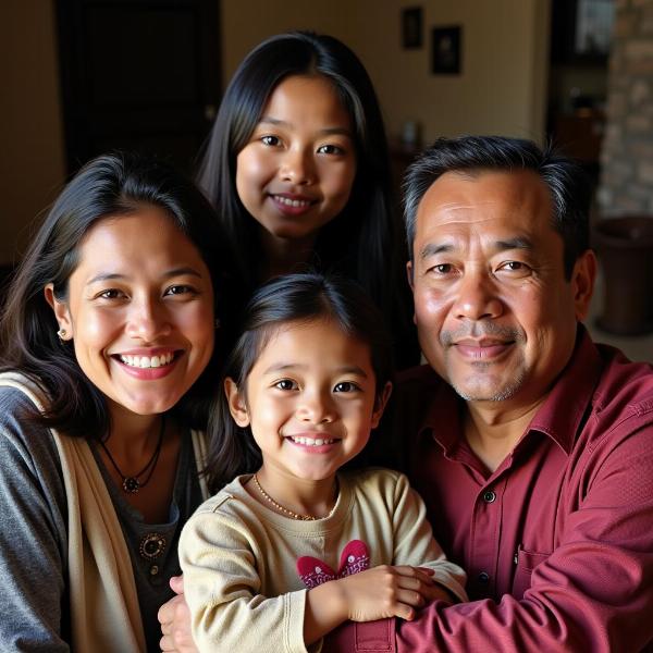 Indian Family Portrait