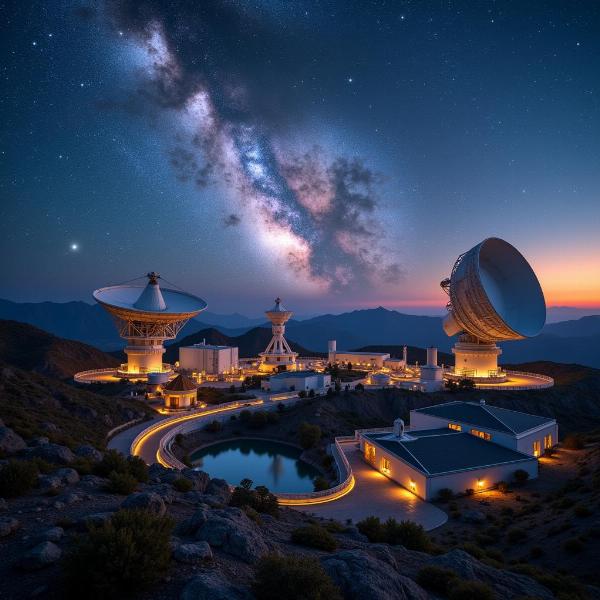 Telescopes at Indian Observatory