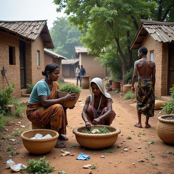 Traditional Waste Disposal in Indian Villages