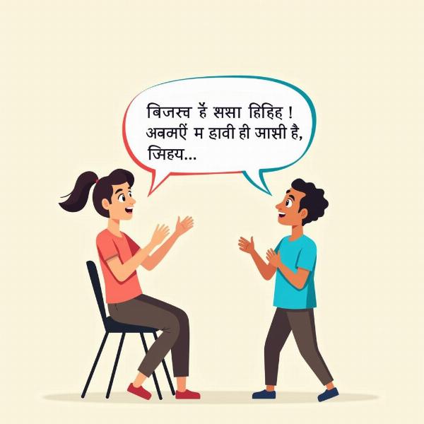 Interrupting a Conversation in Hindi