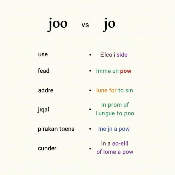 Joo vs Jo in Hindi