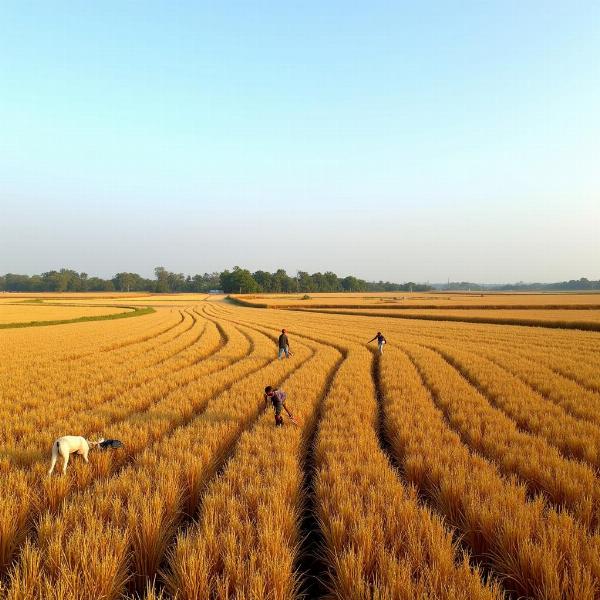 Jute farming in India