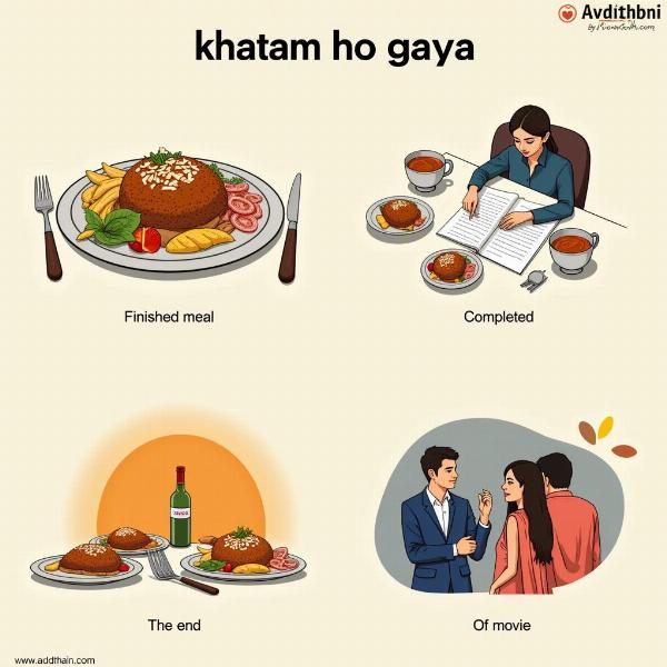 Khatam Ho Gaya Meaning in Different Contexts