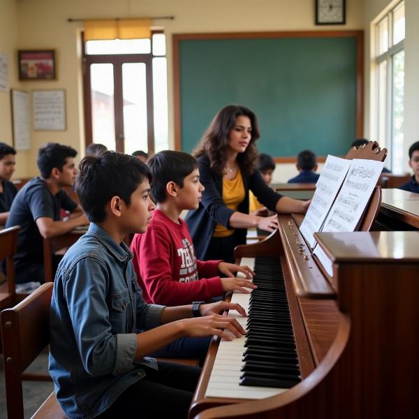 Learning Piano in India