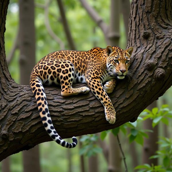 Leopard in Indian Wildlife