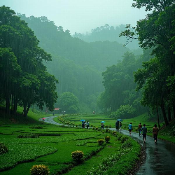 Light Drizzle in India