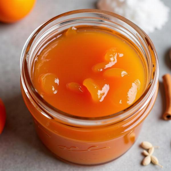 Homemade loquat jam