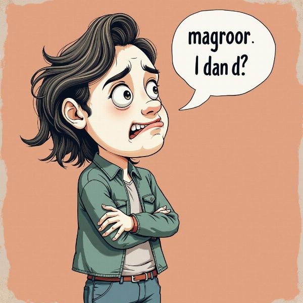 Illustration of a Magroor Person