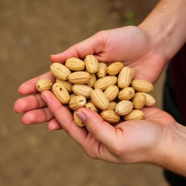 Handful of Peanuts - Mest Meaning in Hindi