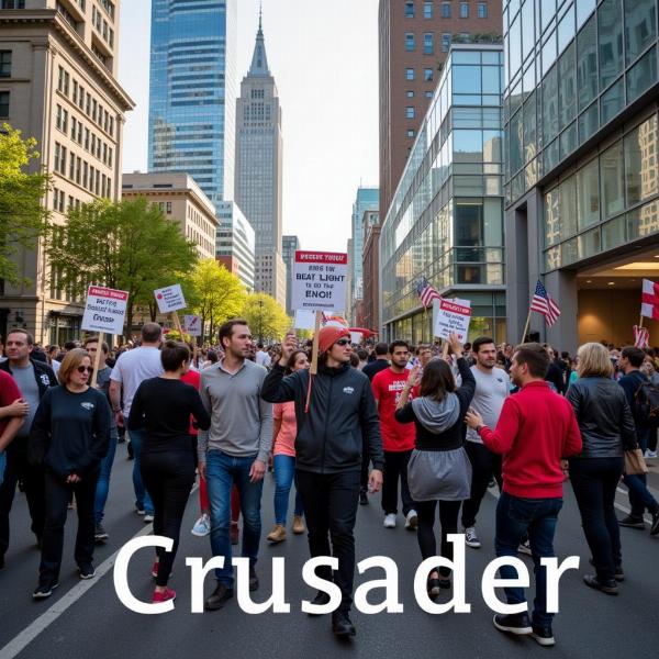 Modern Crusader - Protest