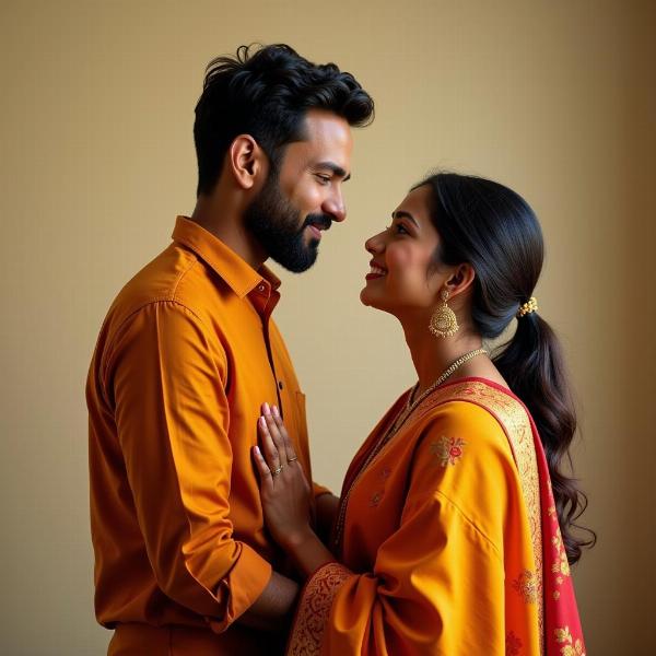 Modern Indian Couple