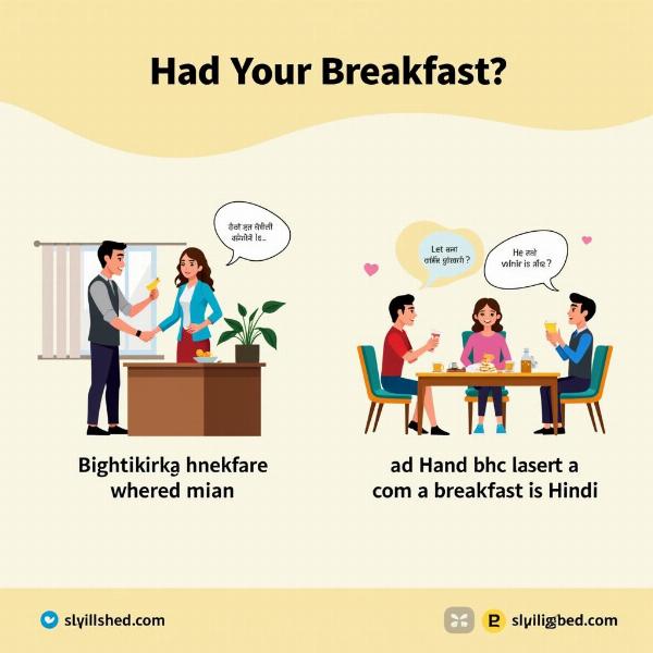 Formal and Informal Ways to Ask "Had Your Breakfast" in Hindi