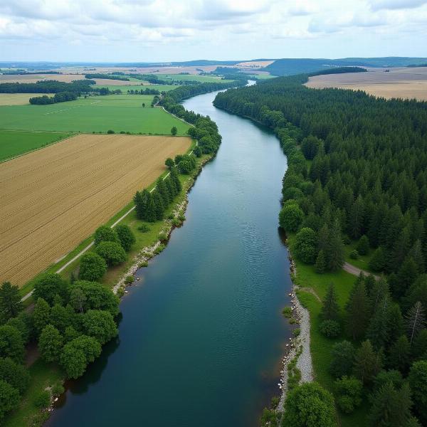 Rivers as Natural Frontiers