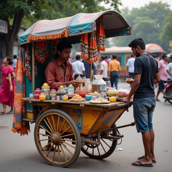 Pedlar Selling Goods in India