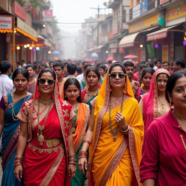 Indian Festival with Pompous Decorations