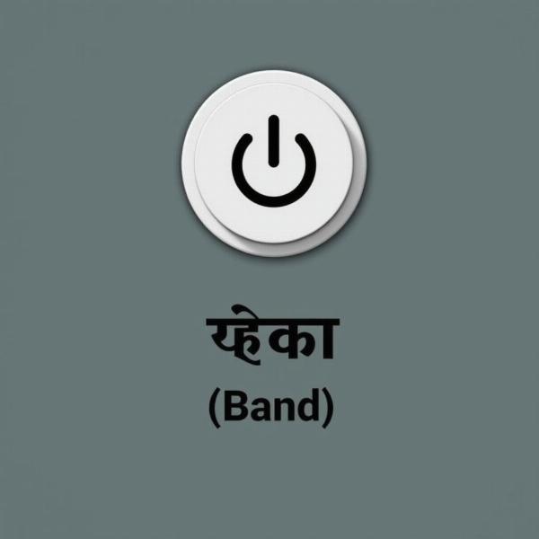 Power Off Button in Hindi